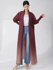 Luxury Plisse Longline Cardigan
