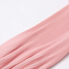 Luxury Ruffled Pleated Skirt Set