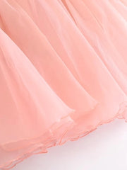 Luxury High-Waist Maxi Tulle Skirt
