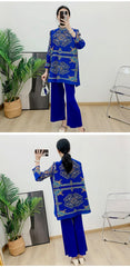 Premium Plisse Blouse & Pants