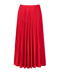 Luxury Pleated Midi Skirt