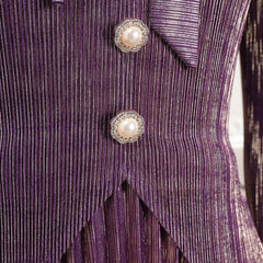 Luxury Floral Plissé Dress