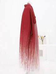 Luxury Pleated Travel Cardigan Coat