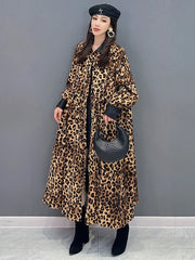 HEYFANCYSTYLE Chic Leopard Print Dress