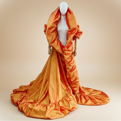 Ruched Custom-Made Opera Cape