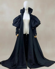 Floor-Length Opera Coat Gown