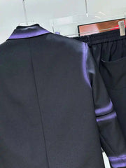 Men's Modern Airbrush Design Suit