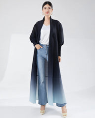 Luxury Plisse Longline Cardigan