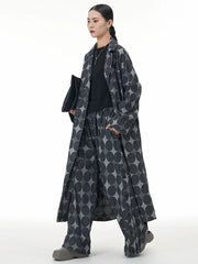Avant-Garde Geometric Trench Coat