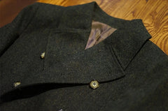 Men's Premium Wool Blend Long Trench Coat