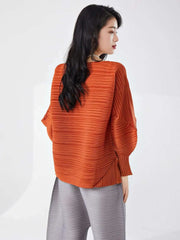 Relaxed Japanese Pleated Blouse