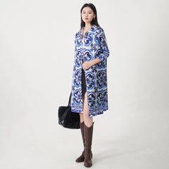 Luxury Plissé Geometric Dress