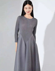 Luxury Japanese Pleats Dress