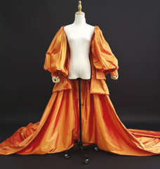 Luxury Taffeta Opera Coat