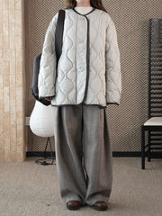 Premium Diamond-Quilted Jacket