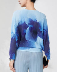 Luxury Pleated Batwing Top