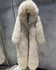 Genuine Mongolian Lamb Fur Coat