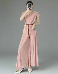 Luxe Pleated Top & Palazzo Pants