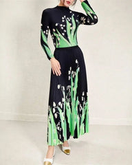 Elegant Pleated Skirt Set