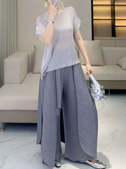 Truly Pleated High-Waisted Pants