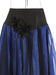 Luxury Mesh Florals Skirt