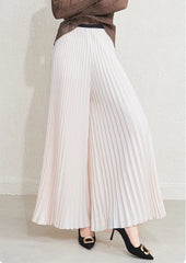 Luxury Plissé Palazzo Pants