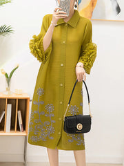 Premium Ruffled Pleats Dress