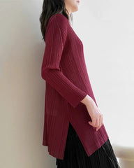 Dressy Sculptural Pleated Top