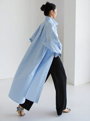 Anastasia Casual Long Oversized Blouse