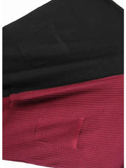 Asymmetric High-Neck Tunic