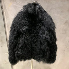 Women's Shaggy 100% Real Shearling Coat