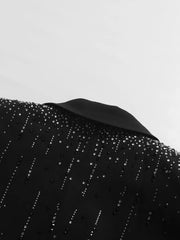 Luxe Crystal Embellished Blazer
