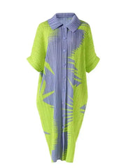 Luxury Plissé Blouse Dress