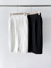 Quilted Pleated Jacket & Skirt