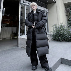 Men's Luxury Long Length Puffer Parka