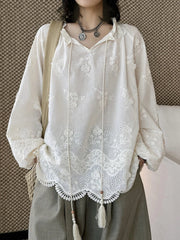 Luxury Japanese-Style Blouse