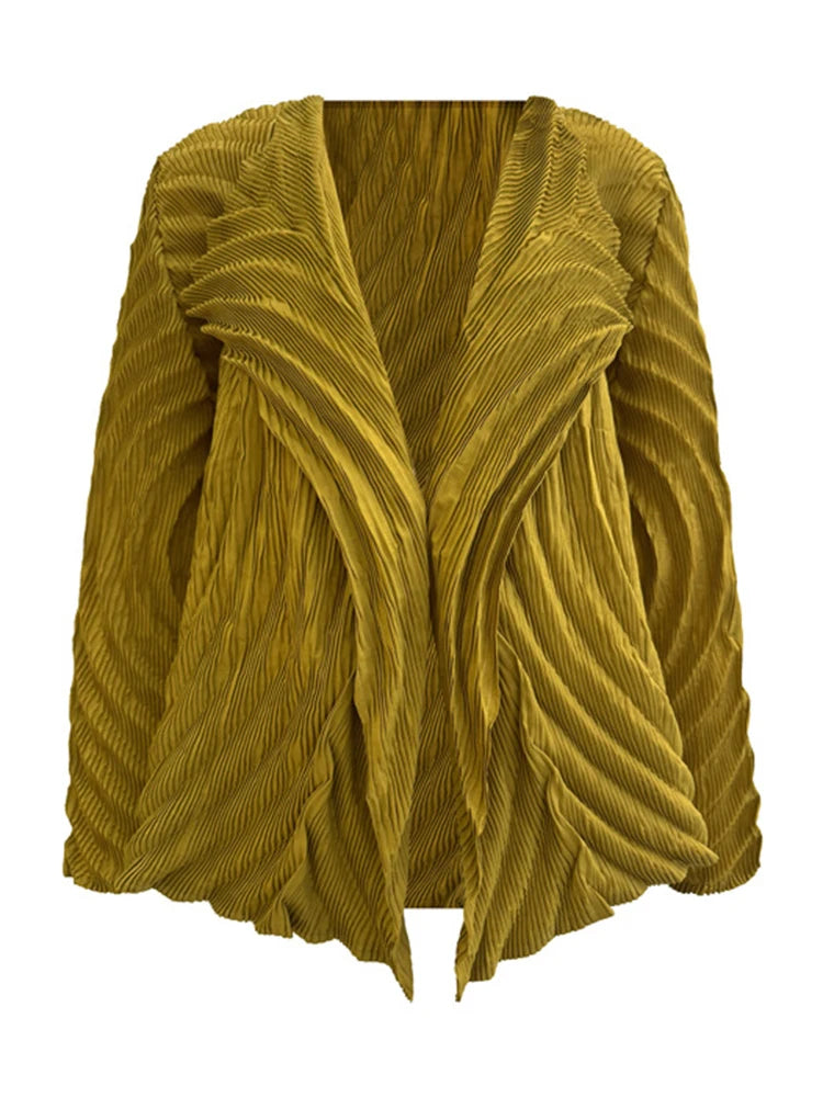 Luxe Truly Plissé Pleated Jacket