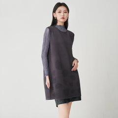 Luxe Day-to-Night Plissé Vest