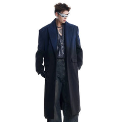 Men's Luxury Streetwear Ombre Trench Coat