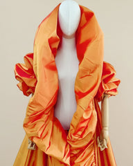 Ruched Custom-Made Opera Cape