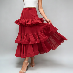 Luxury Tiered Ruffle Skirt
