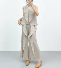 Luxury Plisse Pants Set