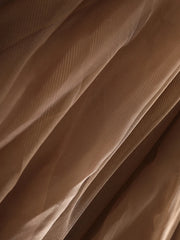 Luxury Tulle Mesh Buckle Skirt