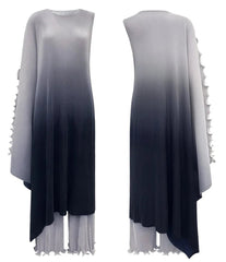 Asymmetric Pleated Trouser Set