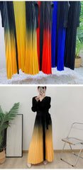 Plissé Ombre Lightweight Coat