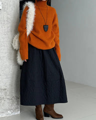 Cozy Luxe Fleece-Lined Skirt