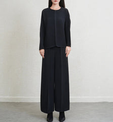 Luxury Pleated Top & Wide Leg Pant