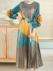 Japanese Plissé 3D Ruffle Dress