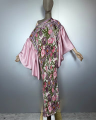 Luxury Plissé Satin Sleeve Dress