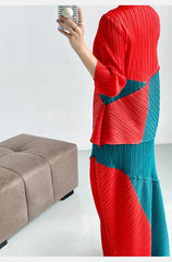 Petite Luxe Japanese Pleats Skirt Set